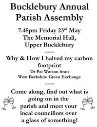Bucklebury Annual Parish Assembly - Friday 23rd May